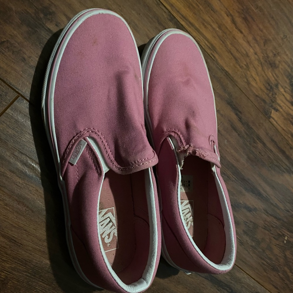 Pink Vans Slip Ons